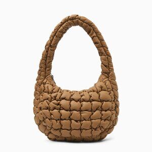 [NWT] COS Quilted Mini Bag - Leather (Dark Beige)